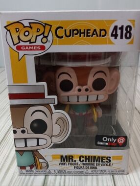 Funko Pop Cuphead Mr. Chimes Game Stop Exclusive Vinyl Figure #418